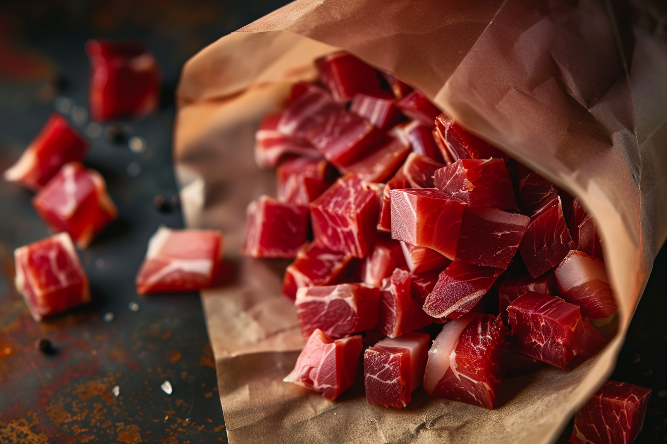 Cono de tacos de jamón ibérico